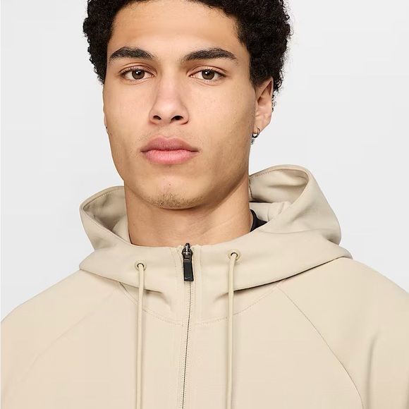NWT Nike Primary Fleece Dri-FIT UV Full-Zip Performance Hoodie Desert Khaki 3XL - Picture 4 of 8
